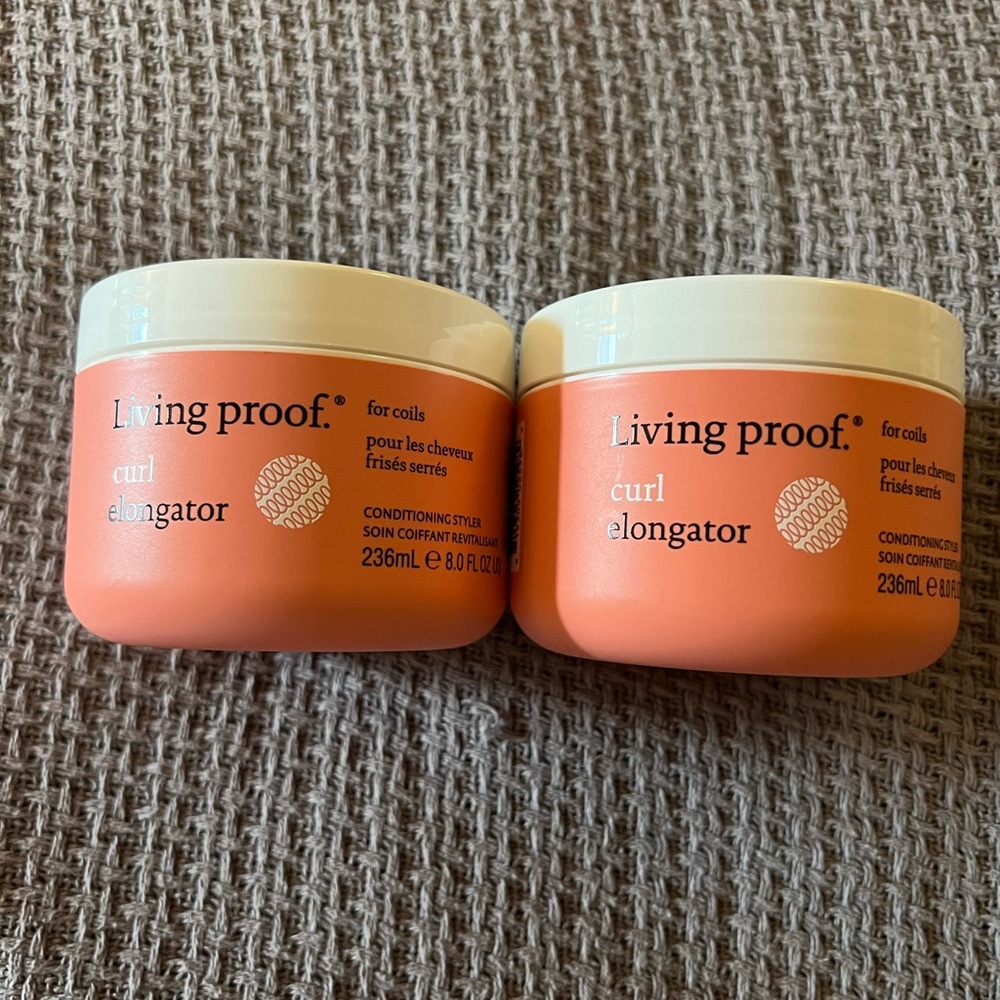 2 unopened brand new living proof curl elongator